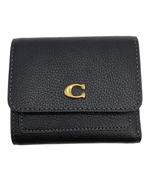 COACH（コーチ）COACH (コーチ) ミラスモールフラップウォレット ブラックの古着・服飾アイテム