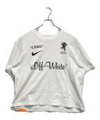 NIKE×OFFWHITEナイキ×オフホワイト）の古着「マーキュリアルNRGTtシャツ」｜ホワイト