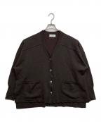 SLOBE IENAスローブ イエナ）の古着「ウォッシャブルワイドシルエットカーディガン」｜ブラウン