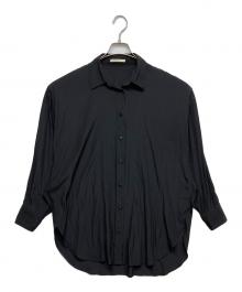 Plage（プラージュ）の古着「Memory Taffeta Dolman シャツ」｜ブラック