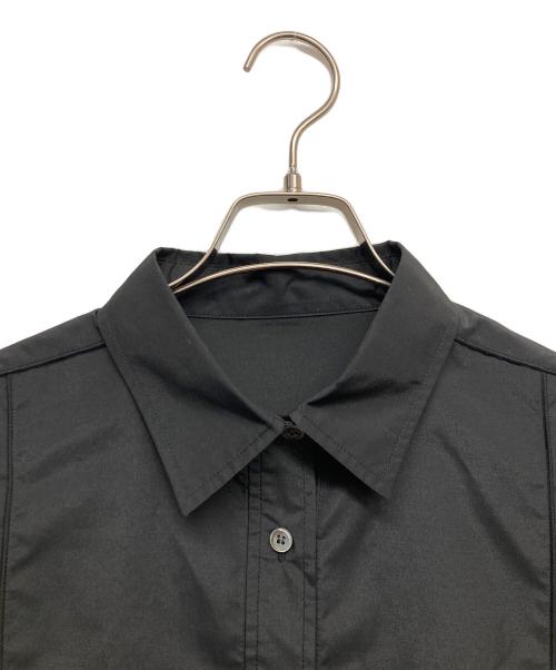 Adam et Rope（アダム エ ロペ）Adam et Rope (アダム エ ロペ) ウエストレースシャツ ブラック サイズ:Fの古着・服飾アイテム