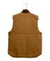 CarHartt (カーハート) ダックベスト ブラウン サイズ:M 未使用品：13000円