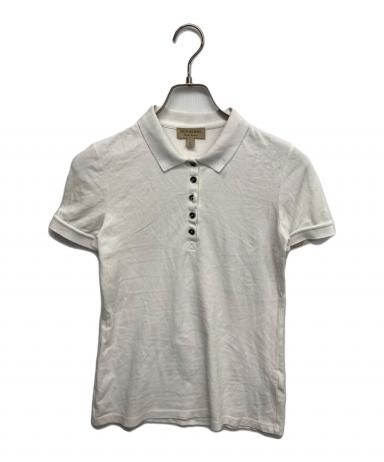 中古・古着通販】BURBERRY (バーバリー) 半袖ポロシャツ ホワイト