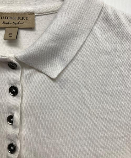 BURBERRY（バーバリー）BURBERRY (バーバリー) 半袖ポロシャツ ホワイト サイズ:XSの古着・服飾アイテム