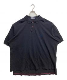 POLO RALPH LAUREN（ポロ・ラルフローレン）の古着「半袖ポロシャツ」｜ネイビー