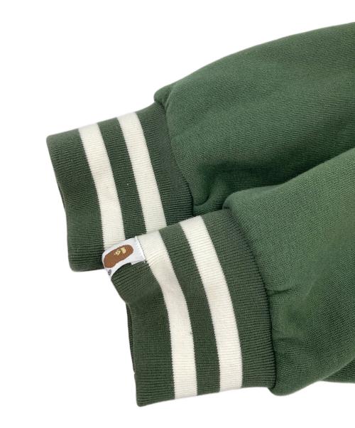 A BATHING APE（ア ベイシング エイプ）A BATHING APE (ア ベイシング エイプ) プルオーバーパーカー グリーン サイズ:Lの古着・服飾アイテム