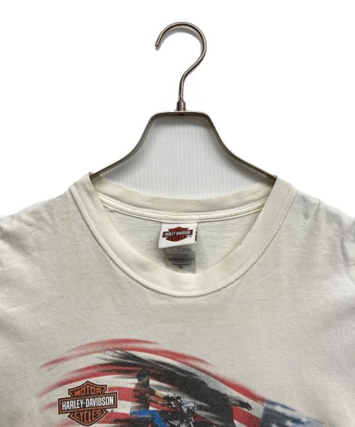 HARLEY-DAVIDSON（ハーレーダビッドソン）HARLEY-DAVIDSON (ハーレーダビッドソン) プリントTシャツ ホワイト サイズ:XLの古着・服飾アイテム