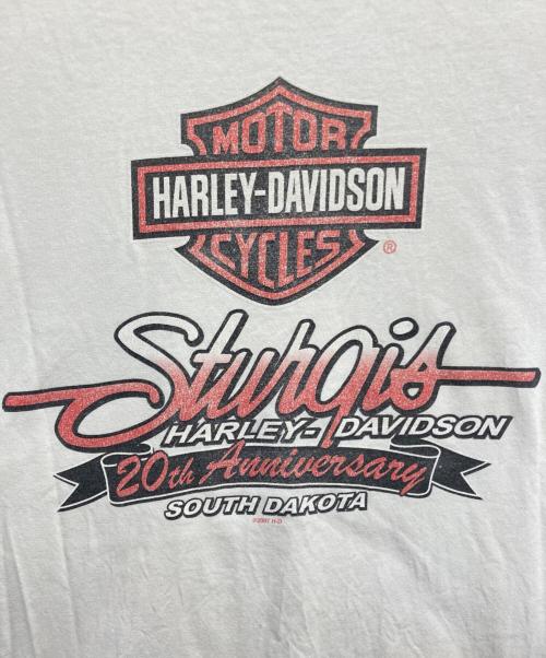 HARLEY-DAVIDSON（ハーレーダビッドソン）HARLEY-DAVIDSON (ハーレーダビッドソン) プリントTシャツ ホワイト サイズ:XLの古着・服飾アイテム