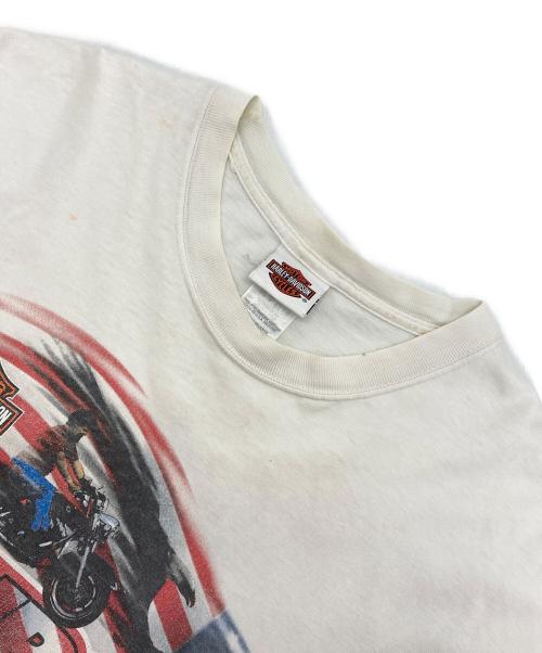 HARLEY-DAVIDSON（ハーレーダビッドソン）HARLEY-DAVIDSON (ハーレーダビッドソン) プリントTシャツ ホワイト サイズ:XLの古着・服飾アイテム