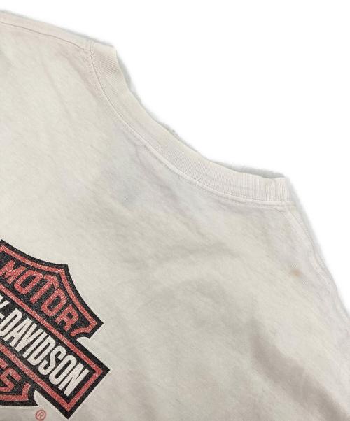 HARLEY-DAVIDSON（ハーレーダビッドソン）HARLEY-DAVIDSON (ハーレーダビッドソン) プリントTシャツ ホワイト サイズ:XLの古着・服飾アイテム