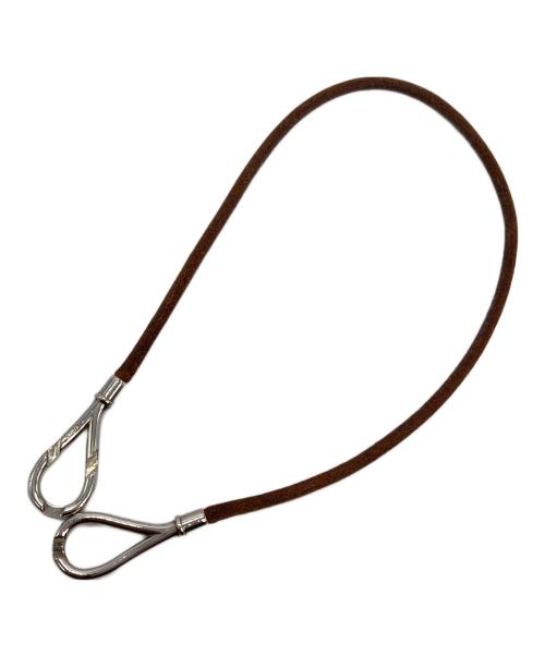 HERMES（エルメス）HERMES (エルメス) ジャンボブレスレット ブラウンの古着・服飾アイテム