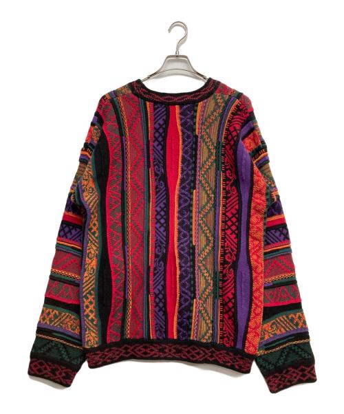 craft&barrow（クラフトアンドバロー）craft&barrow (クラフトアンドバロー) 3Dニット レッド サイズ:XLの古着・服飾アイテム