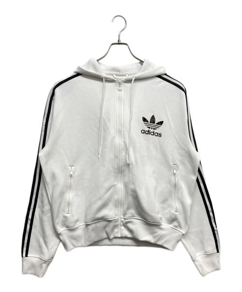 adidas（アディダス）adidas (アディダス) 00’sジップパーカー ホワイト サイズ:Lの古着・服飾アイテム