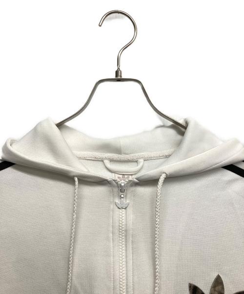 adidas（アディダス）adidas (アディダス) 00’sジップパーカー ホワイト サイズ:Lの古着・服飾アイテム