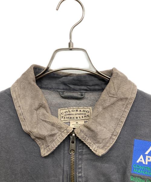 COLORADO TIMBERLINE（コロラド・ティンバーライン）COLORADO TIMBERLINE (コロラド・ティンバーライン) ダックデトロイトタイプジャケット グレー サイズ:XLの古着・服飾アイテム