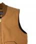 中古・古着 CarHartt (カーハート) ダック ワークベスト ブラウン サイズ:M：12000円