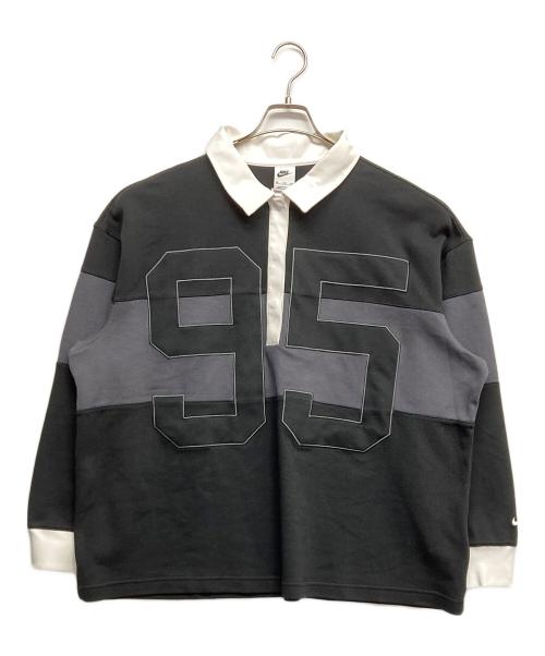 NIKE（ナイキ）NIKE (ナイキ) ストリート GFX L/S ポロシャツ ブラック サイズ:XXL 未使用品の古着・服飾アイテム