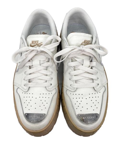 NIKE（ナイキ）NIKE (ナイキ) エア ジョーダン 1 ブルックリン LOWローカットスニーカー ホワイト サイズ:25の古着・服飾アイテム