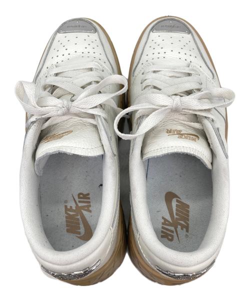 NIKE（ナイキ）NIKE (ナイキ) エア ジョーダン 1 ブルックリン LOWローカットスニーカー ホワイト サイズ:25の古着・服飾アイテム