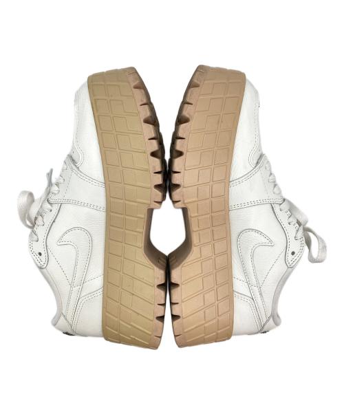 NIKE（ナイキ）NIKE (ナイキ) エア ジョーダン 1 ブルックリン LOWローカットスニーカー ホワイト サイズ:25の古着・服飾アイテム
