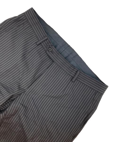 BURBERRY LONDON（バーバリーロンドン）BURBERRY LONDON (バーバリーロンドン) ストライプ2Bウールセットアップスーツ ブラック サイズ:38Rの古着・服飾アイテム