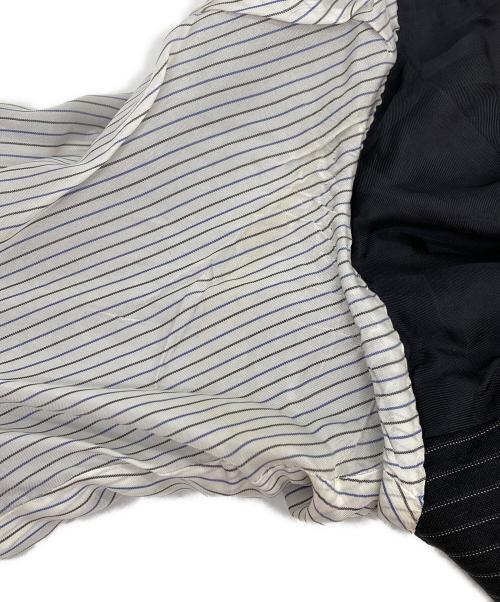 BURBERRY LONDON（バーバリーロンドン）BURBERRY LONDON (バーバリーロンドン) ストライプ2Bウールセットアップスーツ ブラック サイズ:38Rの古着・服飾アイテム