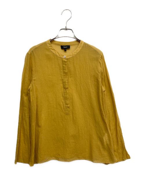 theory（セオリー）theory (セオリー) オーガニックコットンブラウス イエロー サイズ:Sの古着・服飾アイテム