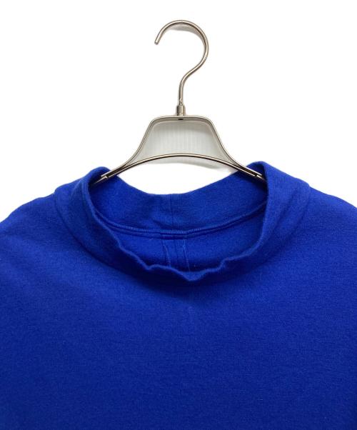 R-ISM（リズム）R-ISM (リズム) 圧縮ウールスムースコクーンワンピース ブルー サイズ:4の古着・服飾アイテム