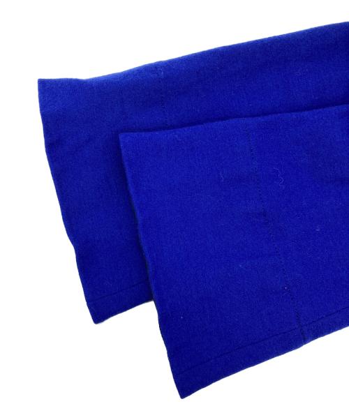 R-ISM（リズム）R-ISM (リズム) 圧縮ウールスムースコクーンワンピース ブルー サイズ:4の古着・服飾アイテム