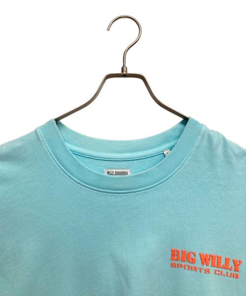 WILLY CHAVARRIA（ウィリーチャバリア）WILLY CHAVARRIA (ウィリーチャバリア) オーバーサイズTシャツ ブルー サイズ:Lの古着・服飾アイテム