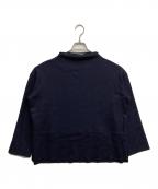 GALERIE VIEギャルリーヴィー）の古着「ウールミルドスムース ビルドネックプルオーバー」｜ネイビー
