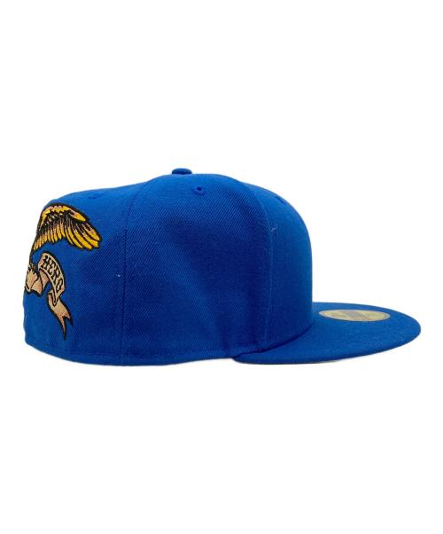 SUPREME（シュプリーム）Supreme (シュプリーム) New Era (ニューエラ) ANTIHERO (アンタイヒーロー) Royal 8 キャップ ブルー サイズ:7 5/8の古着・服飾アイテム