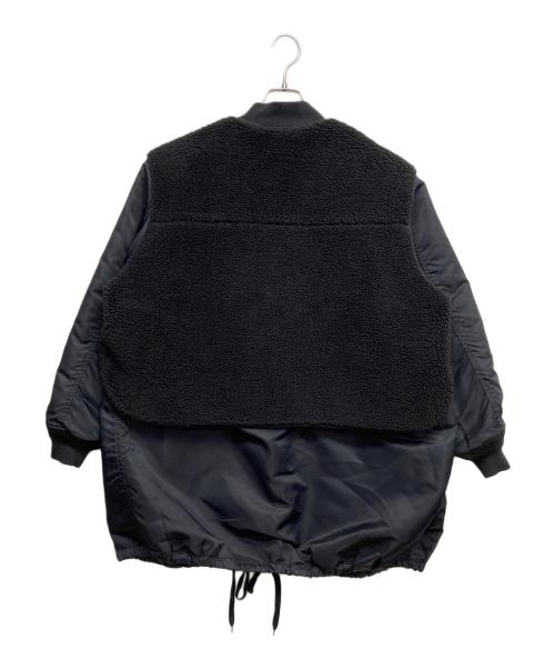 Adam et Rope（アダム エ ロペ）Adam et Rope (アダム エ ロペ) MA-1 リバーシブルコート ブラック サイズ:Fの古着・服飾アイテム