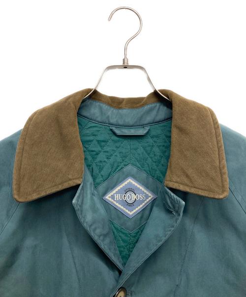 HUGO BOSS（ヒューゴ ボス）HUGO BOSS (ヒューゴ ボス) ステンカラーコート ネイビー サイズ:記載無の古着・服飾アイテム