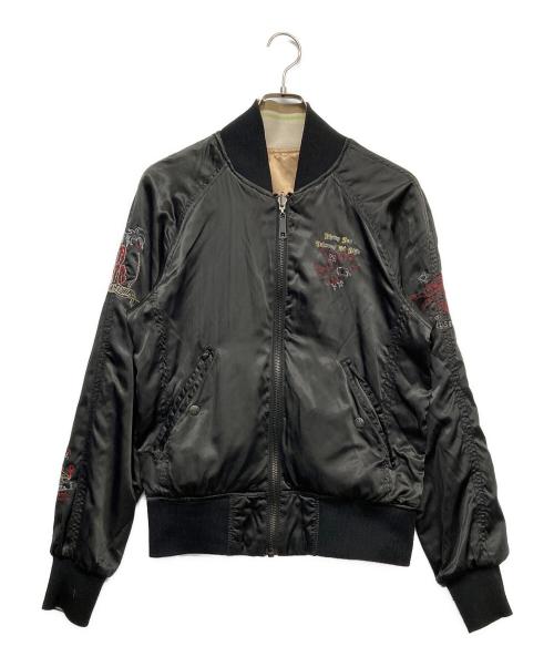 DIESEL（ディーゼル）DIESEL (ディーゼル) リバーシブルスカジャン ブラック サイズ:Mの古着・服飾アイテム