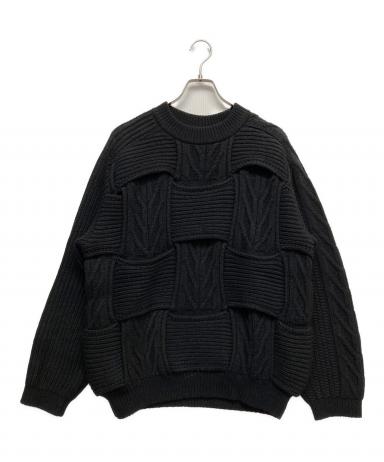 中古・古着通販】YOKE (ヨーク) CROSSING CABLE CREW NECK KNIT