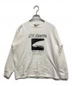 beautiful peopleビューティフルピープル）の古着「feels suvin jersey print long T」｜ホワイト