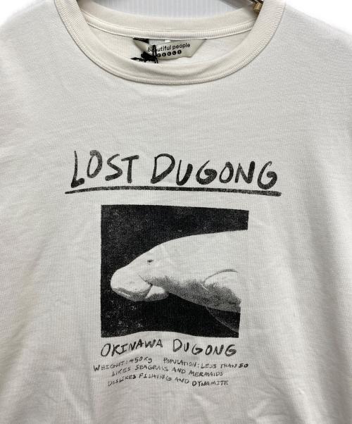 beautiful people（ビューティフルピープル）beautiful people (ビューティフルピープル) feels suvin jersey print long T ホワイト サイズ:38の古着・服飾アイテム