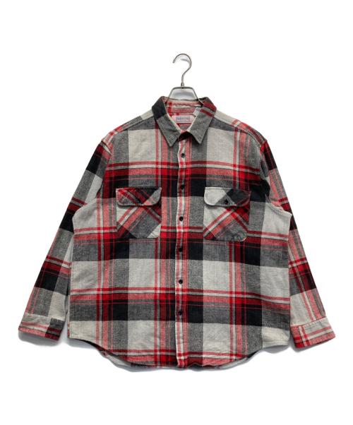 FIVE BROTHER（ファイブブラザー）FIVE BROTHER (ファイブブラザー) ワイドネルシャツ レッド サイズ:XLの古着・服飾アイテム