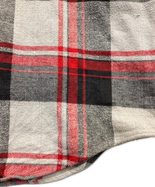 FIVE BROTHER（ファイブブラザー）FIVE BROTHER (ファイブブラザー) ワイドネルシャツ レッド サイズ:XLの古着・服飾アイテム