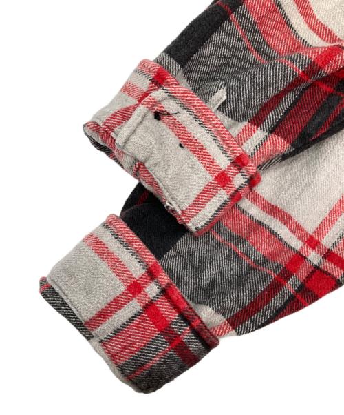 FIVE BROTHER（ファイブブラザー）FIVE BROTHER (ファイブブラザー) ワイドネルシャツ レッド サイズ:XLの古着・服飾アイテム