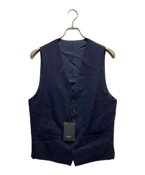 PAUL SMITH（ポールスミス）Paul Smith (ポールスミス) ジレ ネイビー サイズ:Lの古着・服飾アイテム