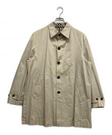 BURBERRY BLACK LABEL（バーバリーブラックレーベル）の古着「ステンカラーコート」｜ベージュ