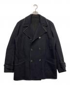 dunhillダンヒル）の古着「カシミヤブレンドPコート」｜ブラック