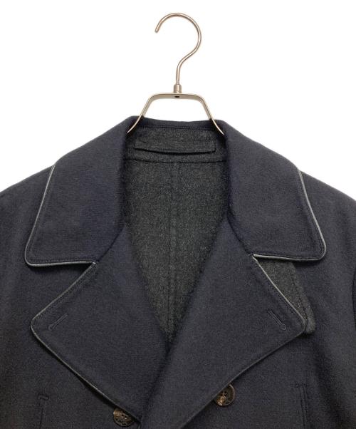 dunhill（ダンヒル）dunhill (ダンヒル) カシミヤブレンドPコート ブラック サイズ:Lの古着・服飾アイテム