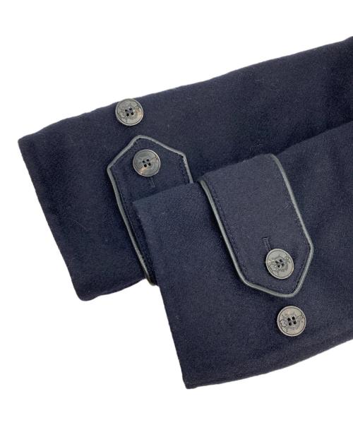 dunhill（ダンヒル）dunhill (ダンヒル) カシミヤブレンドPコート ブラック サイズ:Lの古着・服飾アイテム