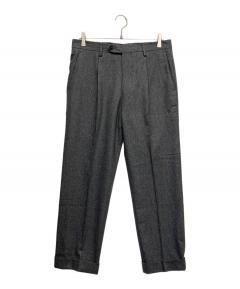 未使用タグ付 BEAMS GERMANO スラックスパンツ 46 グレー 無地 中古・古着通販】GERMANO (ジェルマーノ) BEAMS (ビームス) センター