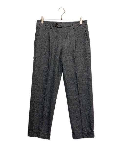 GERMANO（ジェルマーノ）GERMANO (ジェルマーノ) BEAMS F (ビームスエフ) トロピカルウールスラックスパンツ グレー サイズ:46の古着・服飾アイテム