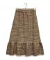 COUTURE D'ADAM（クチュールドアダム）の古着「イタリアンツイードスカート」｜ベージュ
