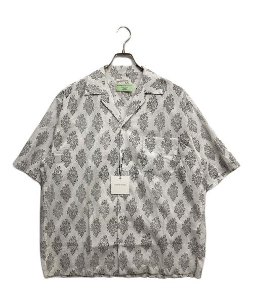Couture d'adam（クチュールドアダム）COUTURE D'ADAM (クチュールドアダム) Block Print Summerwear ホワイト サイズ:40の古着・服飾アイテム